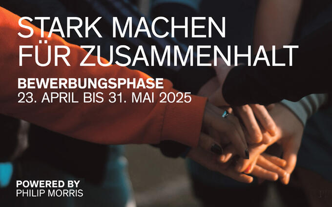Powered by Philip Morris Award (Visual zur Ausschreibung 2025)