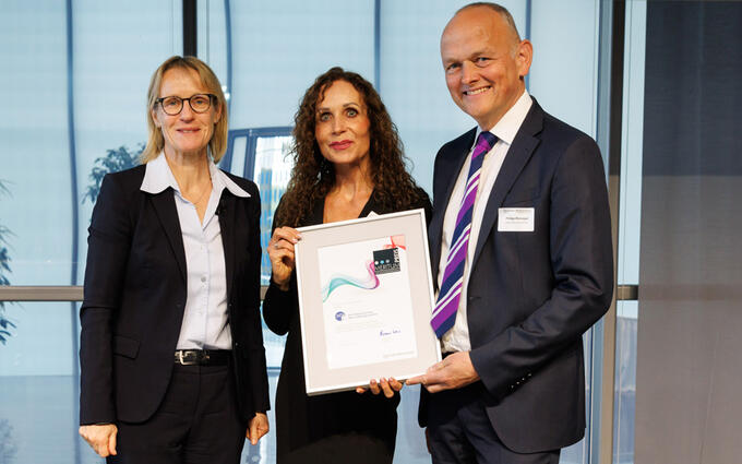 Verleihung des Meritum Förderpreises 2025 an die Stiftung "Deutschland im Plus" (Foto: Cornelis Gollhardt)