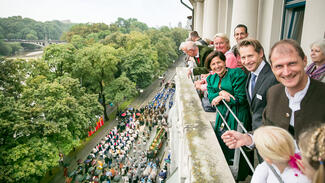 Weißwurst-Frühstück am 18. September 2016 in München (Foto: Jan Kobel)