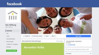 Die Sto-Stiftung auf Facebook (Screenshot)