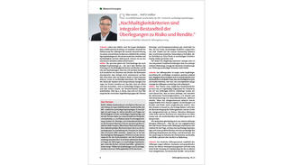 Artikel in Stiftung&Sponsoring 5/2023