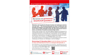 Flyer zum Stuttgarter Zukunftsgespräch Flyer zum Stuttgarter Zukunftsgespräch