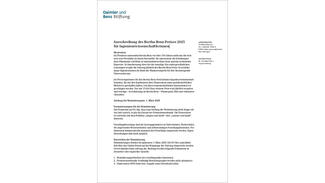 Nominierungsbedingungen (Titelseite) Nominierungsbedingungen (Titelseite)