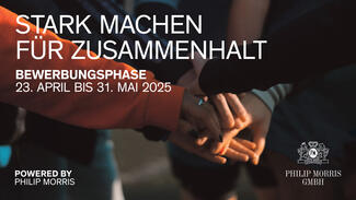 Powered by Philip Morris Award (Visual zur Ausschreibung 2025)