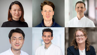 Sechs Lebenswissenschaftlerinnen und Lebenswissenschaftler, die von der Corona-Stiftung gefördert werden Sechs Lebenswissenschaftlerinnen und Lebenswissenschaftler, die von der Corona-Stiftung gefördert werden