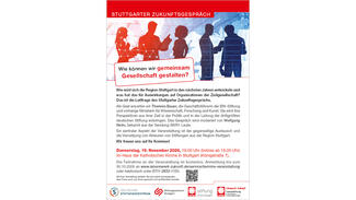 Flyer zum Stuttgarter Zukunftsgespräch