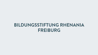 Bildungsstiftung Rhenania Freiburg (Schriftzug)