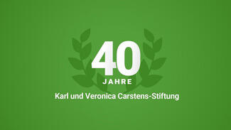 40 Jahre Carstens-Stiftung (Logo)