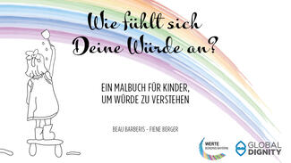 Malbuch "Wie fühlt sich Deine Würde an?" (Cover)