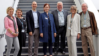 Gratulation zur Antrittsvorlesung von Verena Kerkmann (Foto: HS Gesundheit/ds)