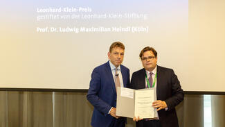 Verleihung des Leonhard Klein-Preises 2017 (Foto: Stefan Zeitz)