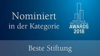 Nominiert für den portfolio Institutionell Award 2018