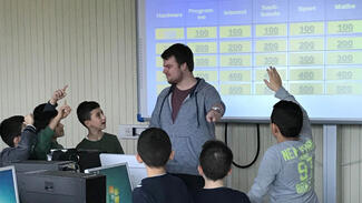 Pänz an die PCs (Foto: Ute Feller)