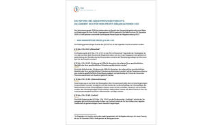 Die Reform des Gemeinnützigkeitsrechts (Cover)