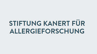 Stiftung Kanert für Allergieforschung (Schriftzug)