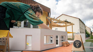 Summerschool Projekt der Sto-Stiftung in Golzow (Foto: Sto-Stiftung/Claudius Pflug)