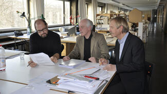 Jury des Summerschool-Wettbewerbs 2017 (Foto: Sto-Stiftung)