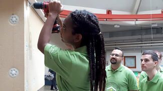 Praxis-Workshop zum nachhaltigen Bauen (Foto: Sto-Stiftung/Simon Jappel)