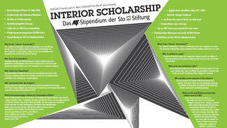 Plakat "Interior Scholarship"