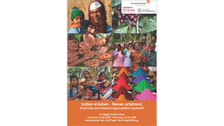 Flyer zur Studienreise nach Indien (Cover)