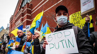 Protest gegen den Ukraine-Krieg (Foto: Pexels/Katie Godowski)