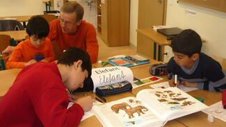 Projekt "Lernpatenschaften" (Foto: Gerhart-Hauptmann-Grundschule Grünheide)