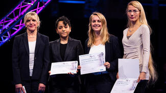 Verleihung des Dr. Wilhelmy-VDE-Preises für junge Ingenieurinnen 2019 (Foto: Mikura visual arts cologne/VDE)