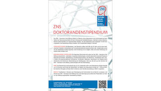 Ausschreibung des Doktorandenstipendiums (Cover)